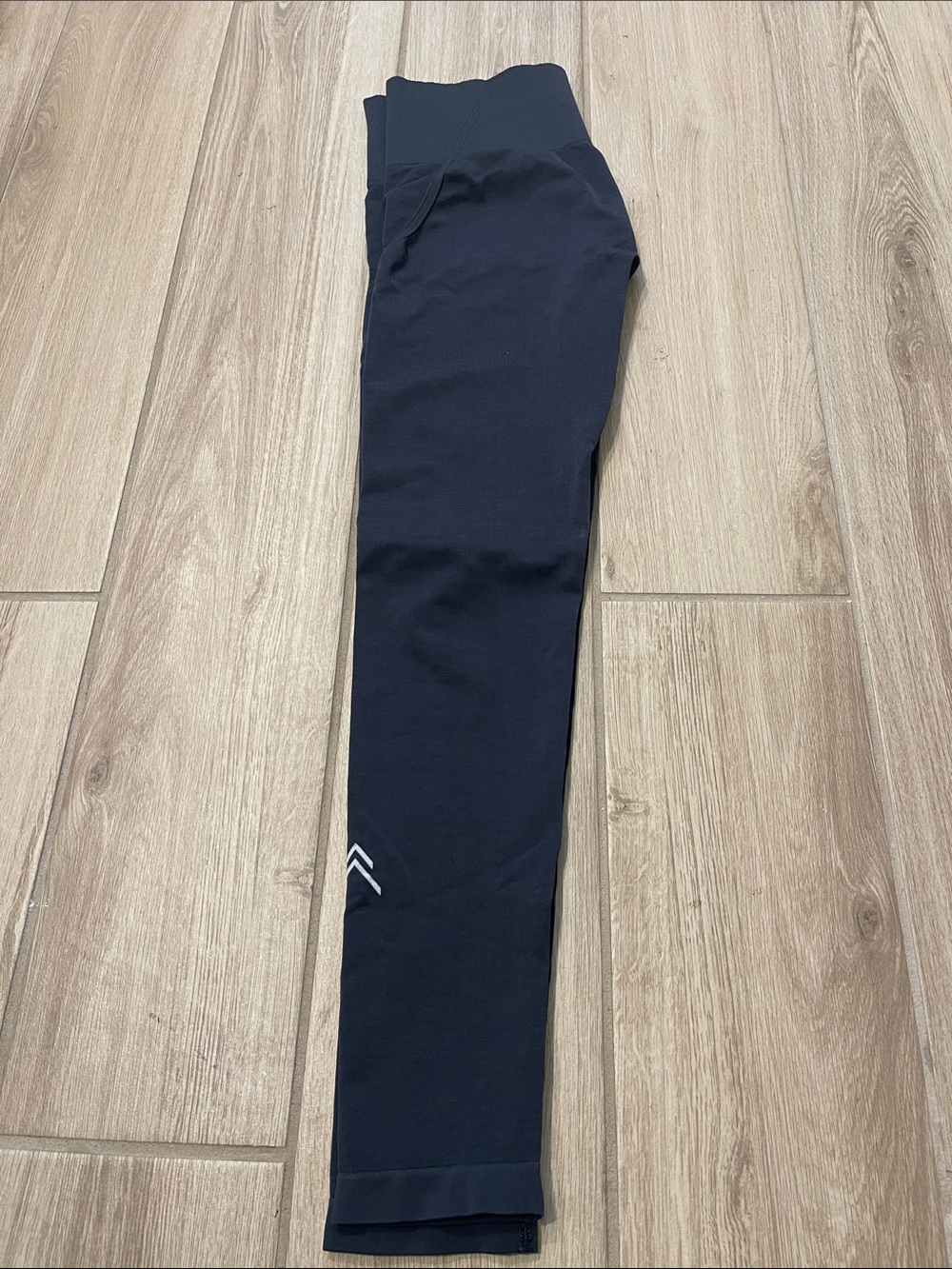 Oner Active Effortlesslift Seamless Leggings With White Logo True Blue/Grey Sz S - Picture 3 of 10